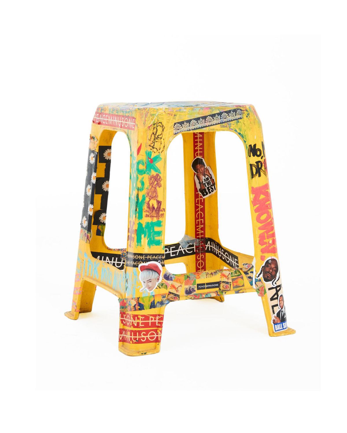 Vintage Punk Yellow Chair